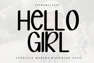 Hello Girl Handmade Font
