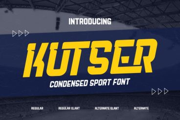 Kutser - Condensed Sport Font