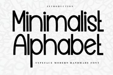 Minimalist Alphabet Handmade Font