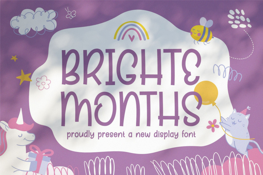 Bright Months Font - Befonts