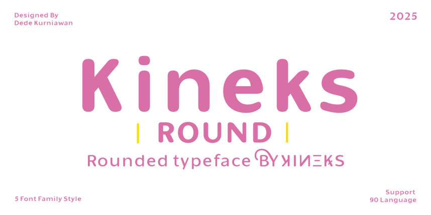 King Rounded Font Kineks Round Font - Befonts