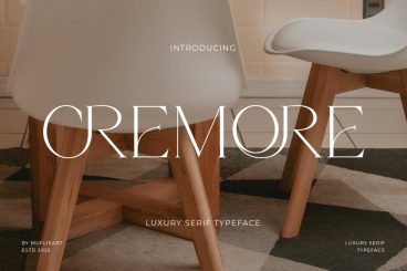 Cremore – Luxury Serif Typeface