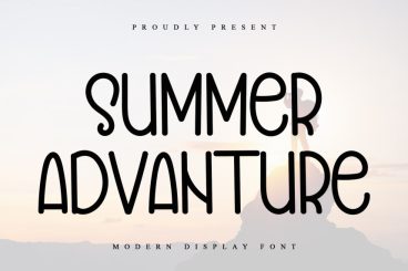 Summer Advanture Display Font