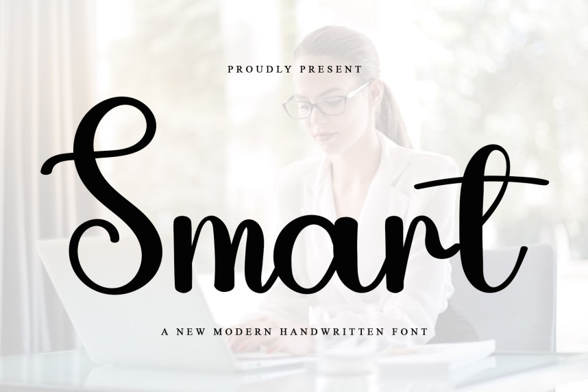 Smart Font Type Smart Handwritten Font - Befonts