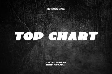Top Chart Display Font