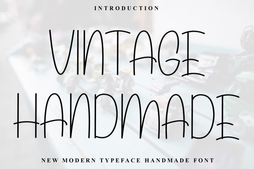 Vintage Script Handmade Font - Befonts