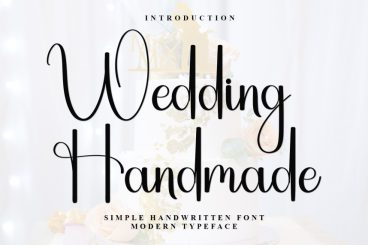Wedding Handmade Handwritten Font