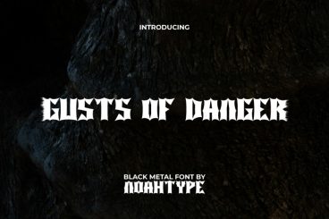 Gusts Of Danger Font
