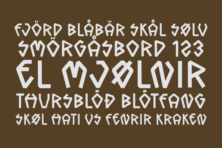 KRONKELD Font preview image 4