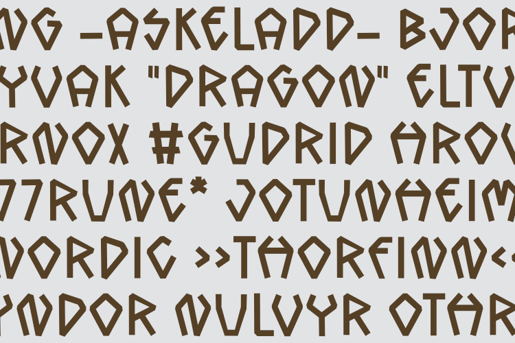 KRONKELD Font preview image 5