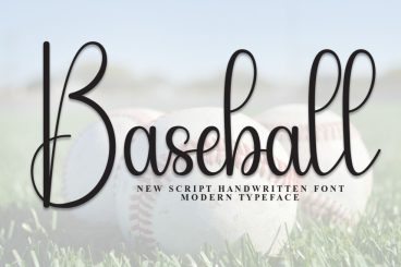 Baseball Handwritten Script Font