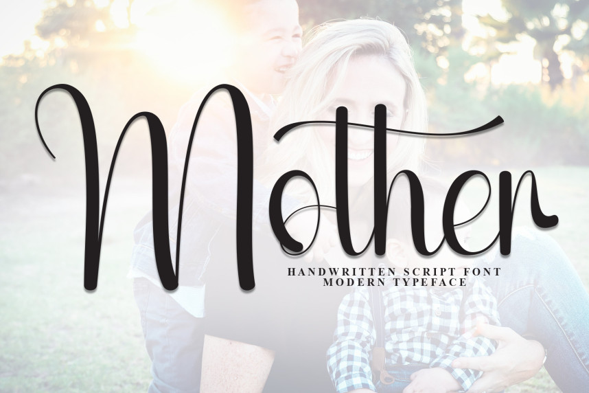 Mother Handwritten Script Font - Befonts