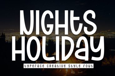 Nights Holiday Script Font
