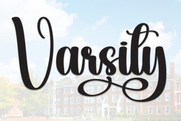 Varsity Style Script Font