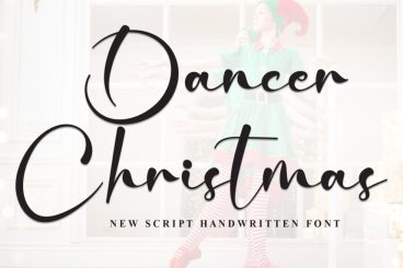 Dancer Christmas – New Script Handwritten Font