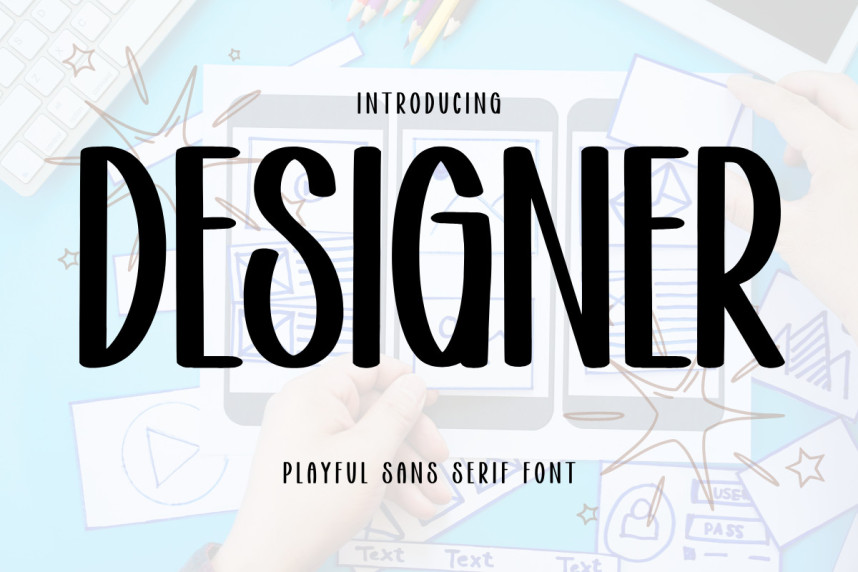 Designer Playful Font - Befonts