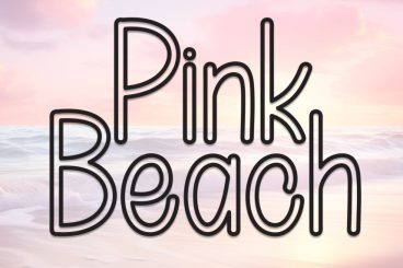 Pink Beach Playful Font
