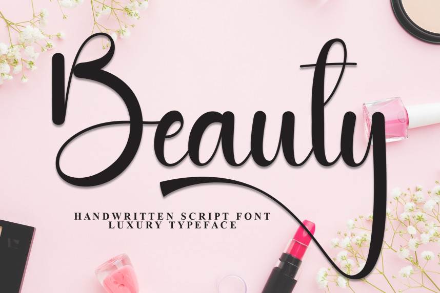 Beauty Style Script Font - Befonts