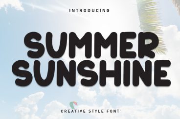 Summer Sunshine Playful Font