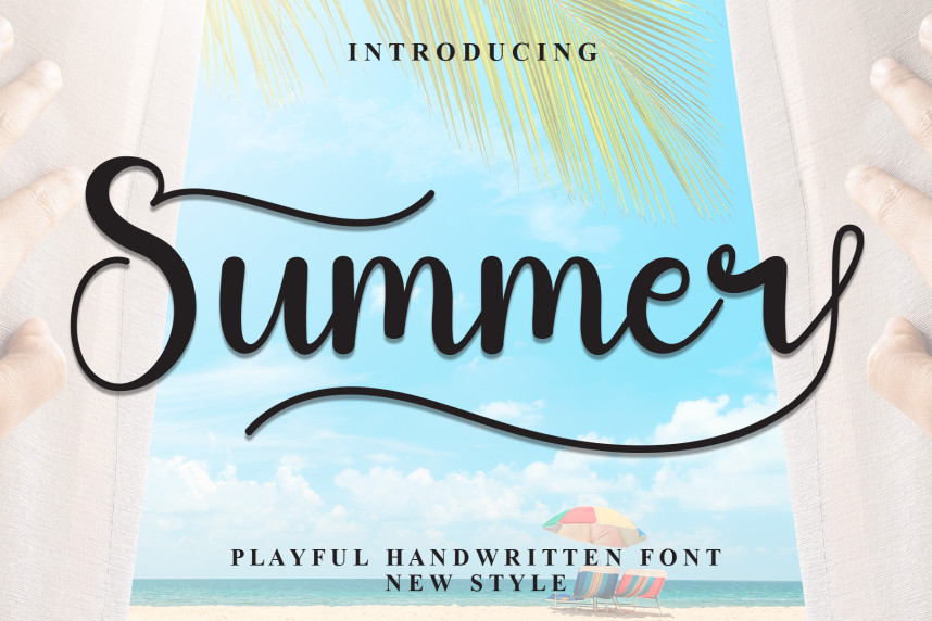 Summer Style Script Font - Befonts