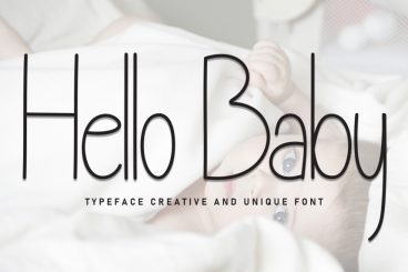Hello Baby - Simple Handwritten Font