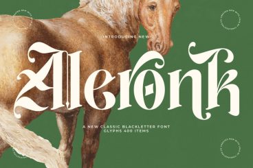 Aleronk Blackletter Font