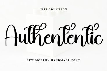 Authententic - Modern Handmade Font