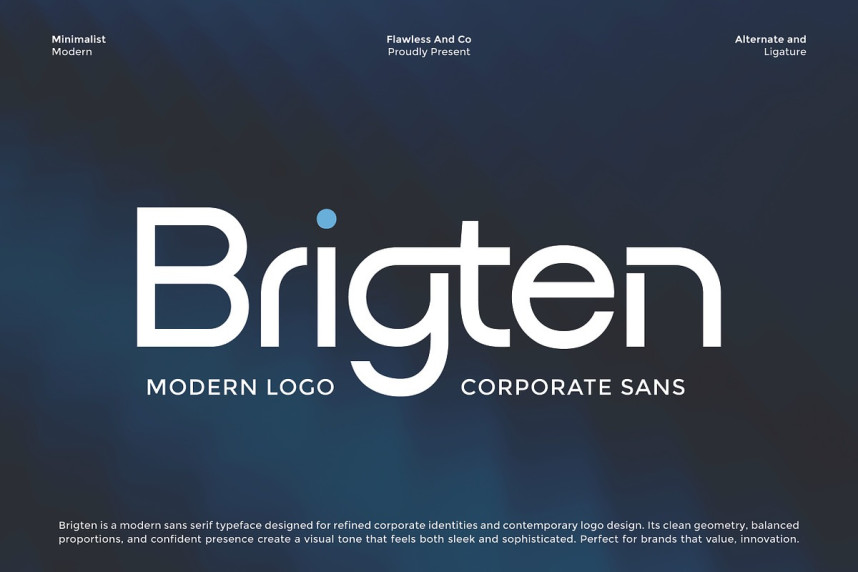 Brigten Font - Download Free Font