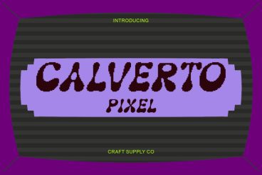 Calverto Pixel Font