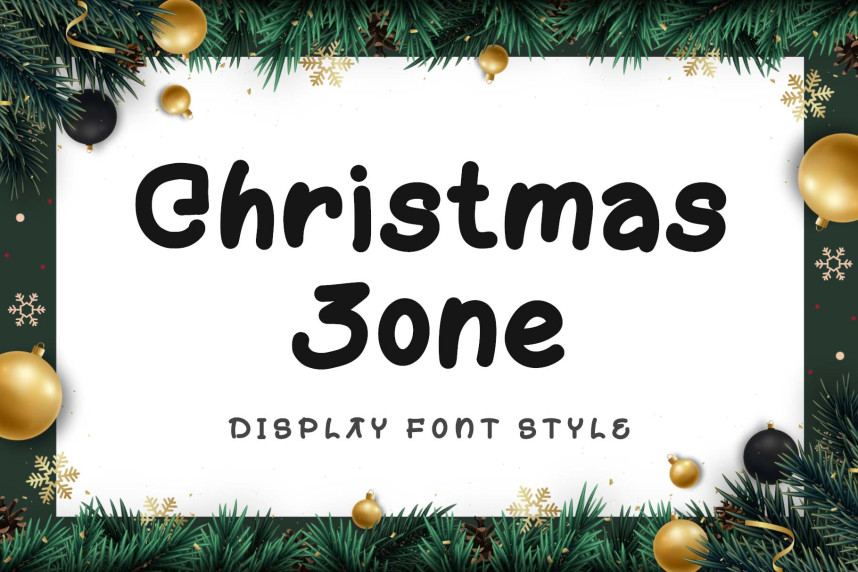 Christmas Zone Font preview image 1
