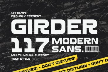 Girder 117 Font