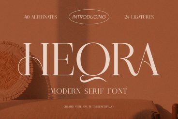 Heqra - Modern Serif Font