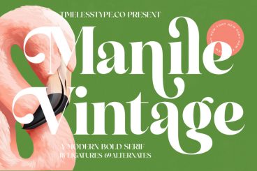 Manile Vintage Typeface