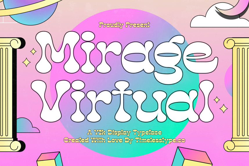Mirage Virtual Display Font - Befonts