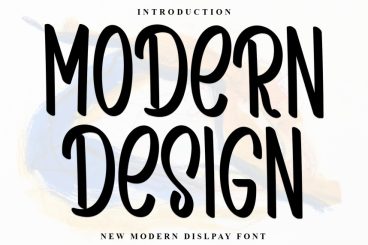 Modern Design Handcrafted Font