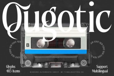 Qugotic Serif Font