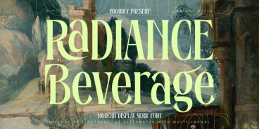 Radiance Beverage Typeface