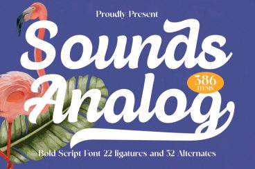 Sounds Analog Font