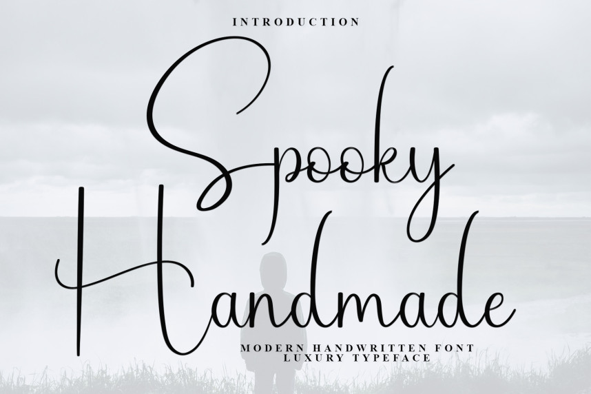 Spooky Handmade Style Script Font - Befonts