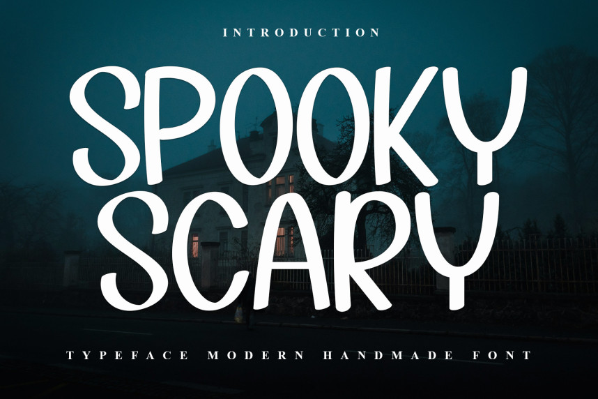 Spooky Scary - Modern Handmade Font - Befonts