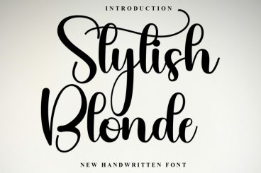 Stylish Blonde - New Style And Unique Font