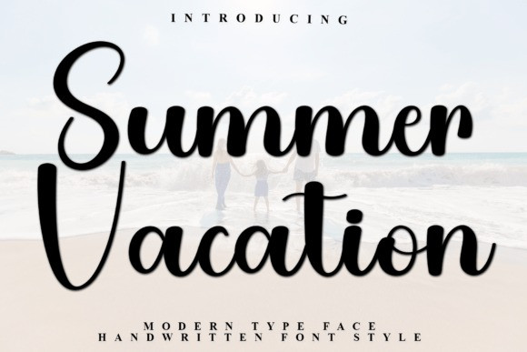 Summer Vacation Style Script Font - Befonts