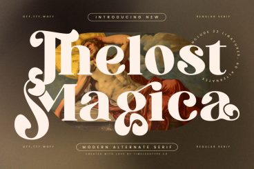 Thelost Magica - Modern Alternate Serif Font
