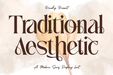 Traditional Aesthetic - Modern Serif Font