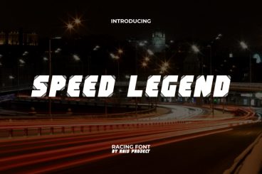 Speed Legend Font