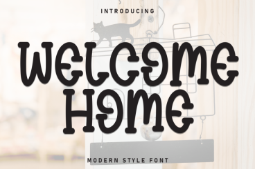 Welcome Home - Modern Style Font