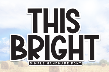 This Bright Playful Font