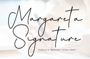 Margareta Signature Style Script Font