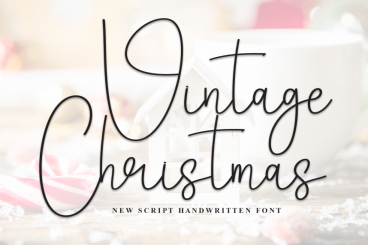 Vintage Christmas - Modern Handwritten Font