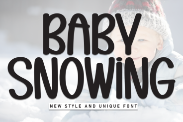 Baby Snowing - New Style And Unique Font